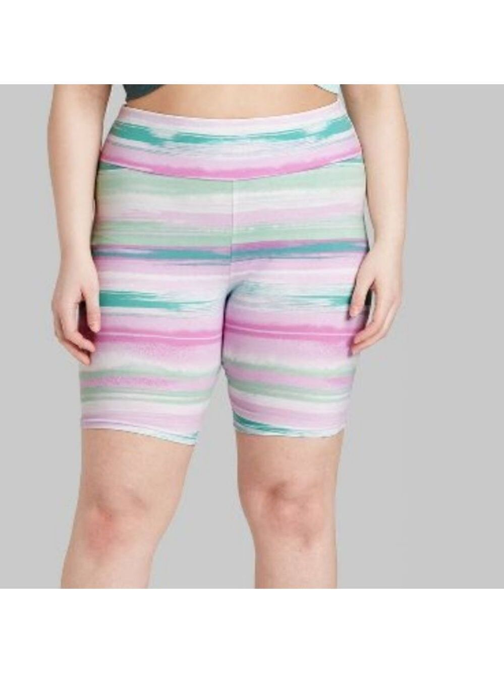NWT 2 Pair Wild Fable Women's High-Rise Bike Shorts Size M